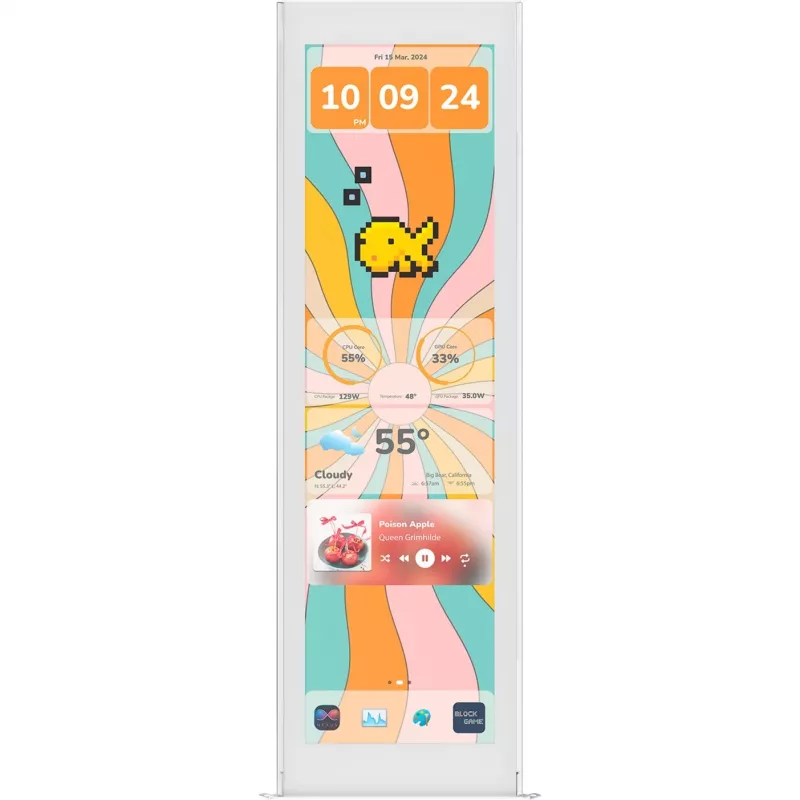 Y70 Touch Display Upgrade Snow Balta (36,8 cm (14,5 colio), balta, 14,5 colio jutiklinis ekranas)
