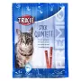 Kačių skanėstai Trixie Premio Sticks juodintos lašišos su upėtakiu, papildomas ėdalas, 5 x 5 g (25 g)