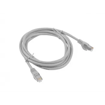 Tinklo kabelis LANBERG Cat6 RJ-45 į RJ-45 2 m F/UTP, CCA laidininkas, pilkas