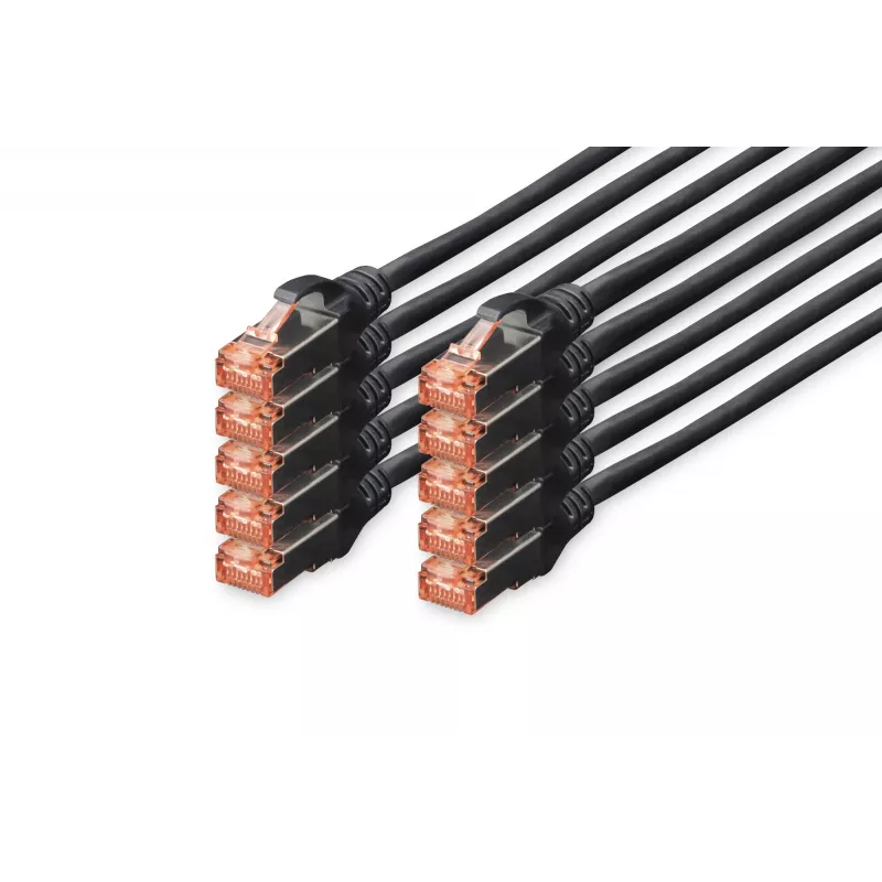 Digitus DK-1644-010-BL-10 Ethernet Patch Cable Black