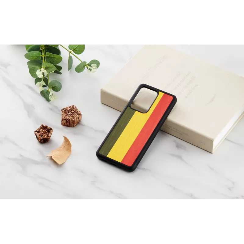 Man and Wood telefono dėklas Samsung Galaxy S20 Ultra — reggae Juoda