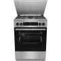Gorenje GKS6C71XF laisvai pastatoma viryklė su orkaite, sidabrinė