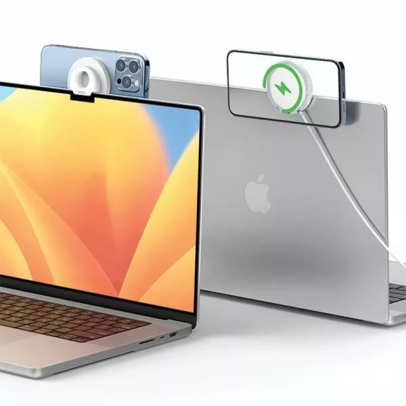 Indukcinis MagSafe laikiklis MacBook baltas
