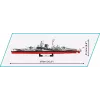Karo laivo modelis COBI COBI-4839 Surinkimo rinkinys 1:300 Ilgis 870 mm Aukštis 215 mm