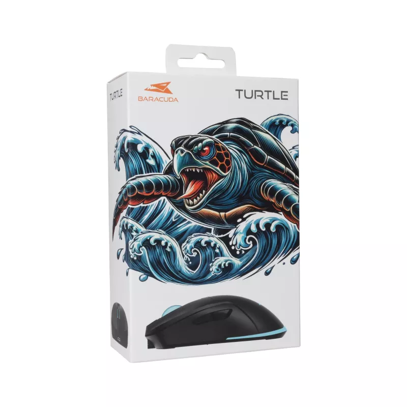 Pelė Baracuda BGM-121 Turtle juoda USB