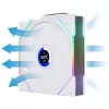 120mm ARGB PWM belaidis LCD korpuso ventiliatorius Lian Li UNI FAN TL su LCD ekranu