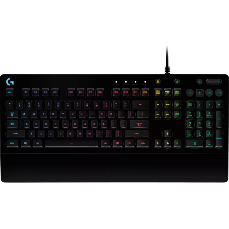 Logitech G G213 Prodigy - pilno dydžio (100%) - USB - mechaniniai jungikliai - QWERTY - RGB LED - juoda