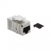 Keystone modulis komunikaciniam skydeliui DELOCK RJ45 Cat.6A su užsukamu apsauginiu dangteliu, mėlynas