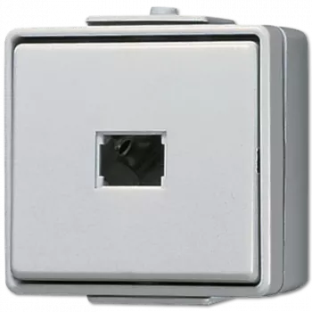 Mygtukinis jungiklis Jung 631W — baltas duroplasto korpusas, 250 V AC