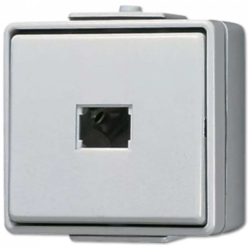 Mygtukinis jungiklis Jung 631W — baltas duroplasto korpusas, 250 V AC