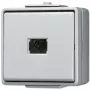 Mygtukinis jungiklis Jung 631W — baltas duroplasto korpusas, 250 V AC
