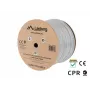 Tinklo kabelis LANBERG LCUF6L-11CU-0305-S U/FTP Cat6a ant ritės, 305 m, 23 AWG, 500 MHz, pilkas