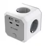 BlitzWolf BW-EC2 8 viename maitinimo kubas (4xAC / 2 x USB-A / 2 x USB-C)