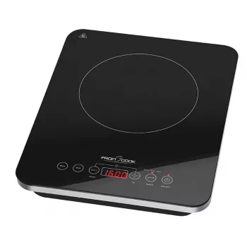 ProfiCook EKI 1062 juoda stalviršio indukcinė kaitlentė, 1 zona