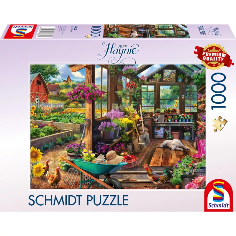 Jeff Haynie: Gartenhaus, dėlionė 1000 dalių