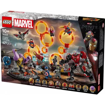LEGO MARVEL 76323 „Keršytojai: Pabaiga“ – paskutinis mūšis