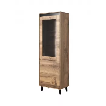 Spintelė laikymui cama meble NORD 60×38×182,5 cm ąžuolas wotan/antracitas, ant grindų