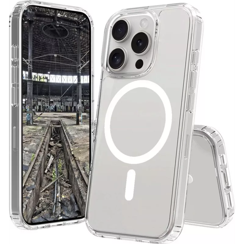 Cover JT BERLIN Pankow Clear MagSafe iPhone 16 Pro Transparent 6.3 inch