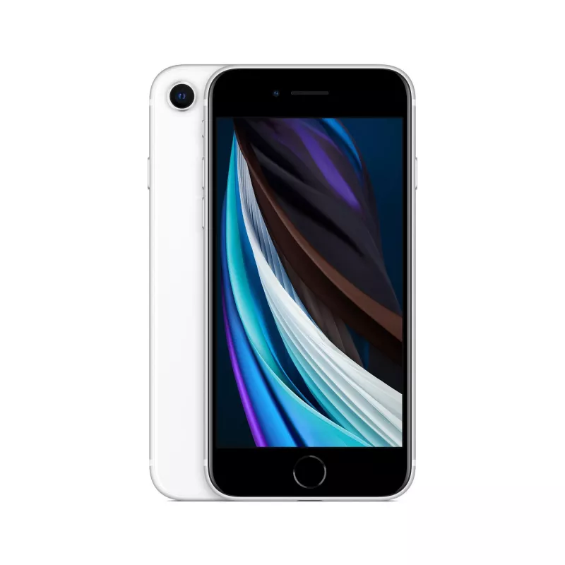 Išmanusis telefonas ATNAUJINTAS iPhone SE 2020 — 64 GB, balta, 4,7 colio Retina, A13, 4G, NanoSIM + eSIM, IP67