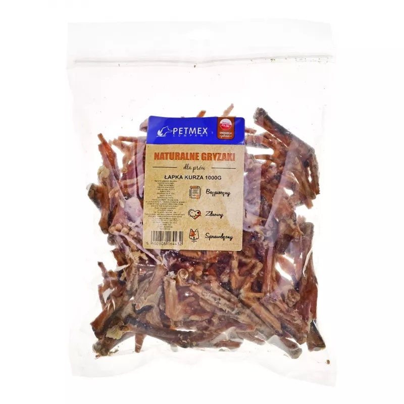 PETMEX šunų kramtukas Vištienos pėda - 1 kg