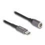 Maitinimo laidas DeLOCK 80781 0,15 m USB C 8 kontaktų 20 V