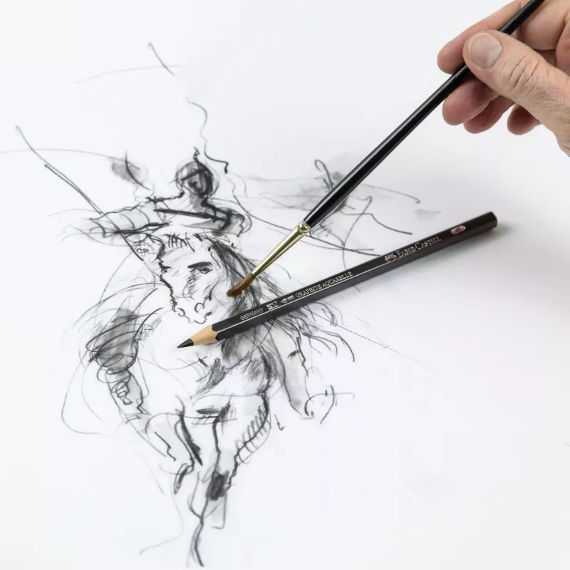Grafito pieštukas Faber-Castell 117897 Įvairių kietumų 6 vnt.