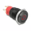 Mygtukinis jungiklis DELOCK 22013 16 mm 12 V juodas