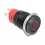Mygtukinis jungiklis DELOCK 22013 16 mm 12 V juodas