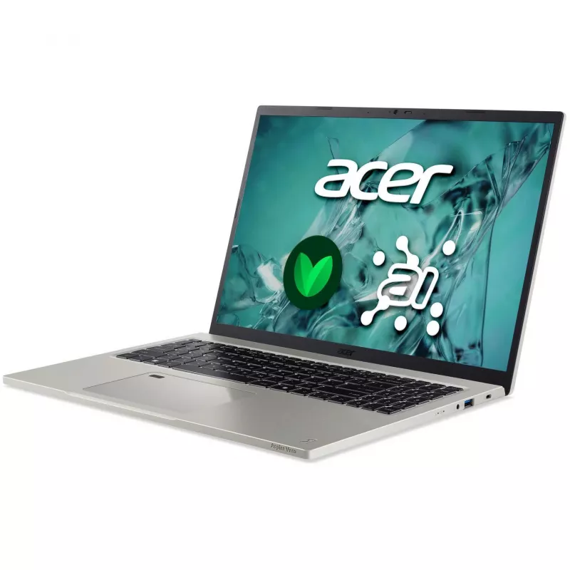 Nešiojamas kompiuteris Acer Aspire AV16-71P-724V — Intel Core Ultra 7 255H, 16 colių WUXGA (1920×1200), 16 GB LPDDR5x, 1 TB SSD, Intel Arc 140T, Windows 11 Home, pilka