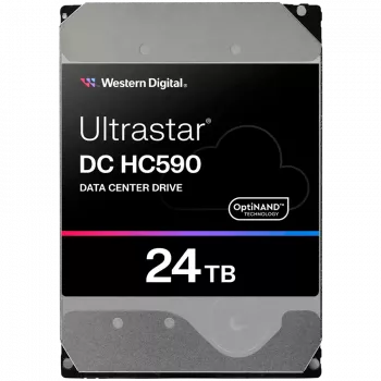 HDD Server WD/HGST ULTRASTAR DC HC590 (3.5’’, 24 TB, 512 MB, 7200 RPM, SATA 6 Gb/s, 512E SE NP3) SKU: 0F65684