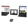 „Lenovo Go“ belaidė kelių įrenginių pelė, biuro, abiem rankoms tinkama, RF belaidė + „Bluetooth“ + USB Type-A, optinė, 2400 DPI