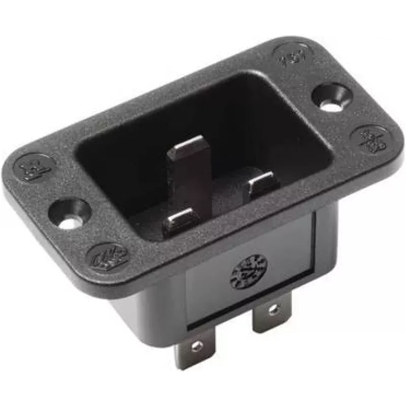 Maitinimo kištukas C20 Bachmann 917.173, 250 V, 16 A, termoplastikas, juodas
