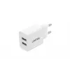 Unitek P1113A-EU - įkroviklis 2X USB-A,12W, baltas