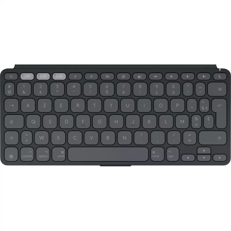 Logitech Keys-To-Go 2 klaviatūra universali Bluetooth AZERTY prancūzų grafitas