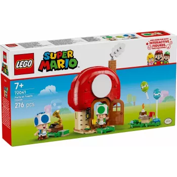 Konstruktorius LEGO Super Mario Vakarėlis Toado namelyje rinkinys 72041 su interaktyviomis žaidimo funkcijomis