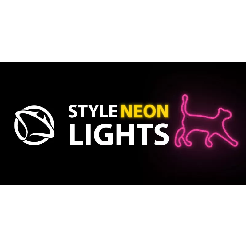 Dekoratyvinė neoninio stiliaus LED šviestuvas MANTA SNL70PK Style Neon Lights CAT 2 Rožinė (modelis SNL70PK)