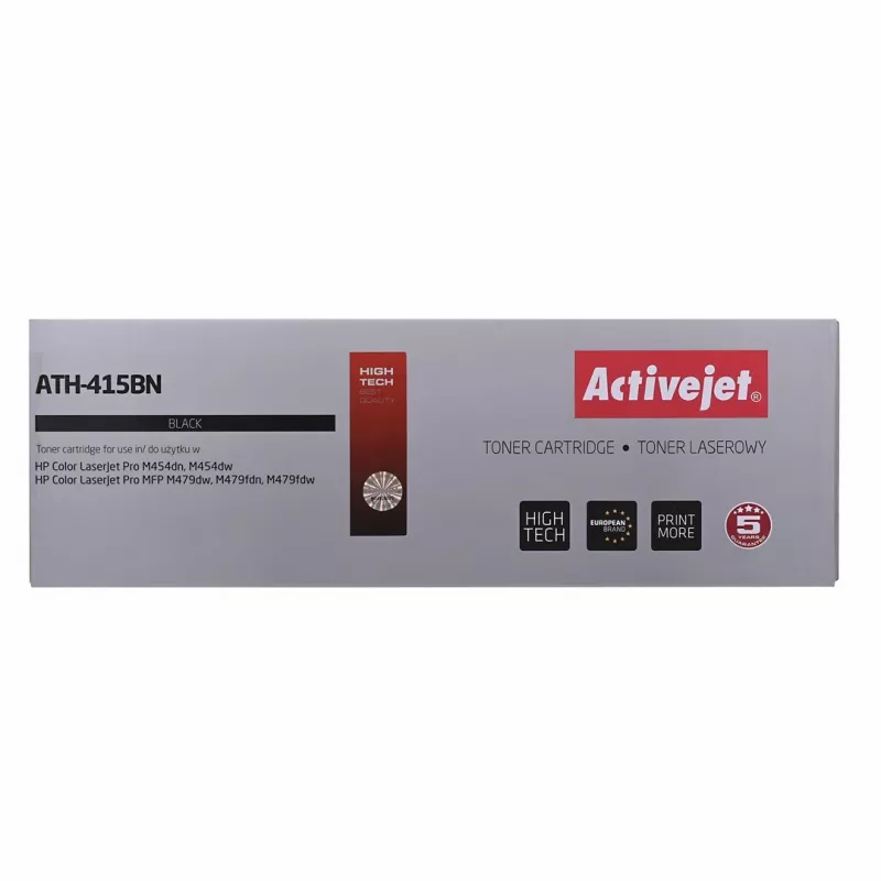 Activejet ATH-415BNX toneris (pakaitalas HP 415X HP415X W2030X; Supreme; 7500 puslapių; juodas)