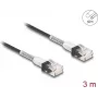 Tinklo kabelis DeLOCK RJ45 Cat.6A 3 m juodas