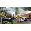 Ninja OO101EU lauko kepsninė / grilis Elektrinis + Anglis Juoda, Raudona, Sidabrinė 2400 W