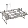 Benchtable korpusas Streacom BC1 V2 – atviras testavimo/stendo korpusas, titano spalva