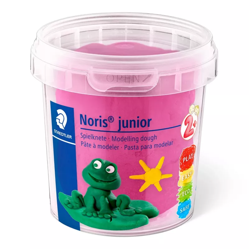 Modeliavimo molis Staedtler 813F SLE — neoninės spalvos Žalia, Oranžinė, Rožinė, Geltona, 1 vnt.