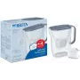 BRITA vandens filtro ąsotis Style Essential grafitas su 4 MAXTRA Pro filtrais, 2,4 L talpa, 1,4 L filtruoto vandens