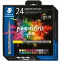 Šepetėliniai rašikliai Staedtler Pigment Arts 24 daugiaspalviai