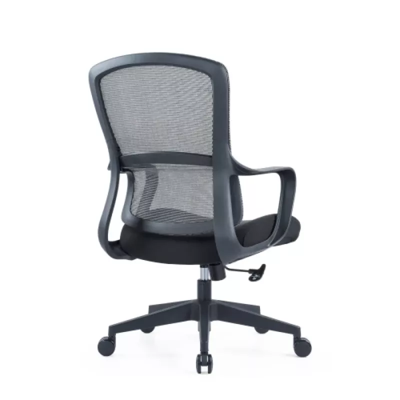 Up Up Darwin ergonominė biuro kėdė juoda, juodas audinys + pilkas tinklelis