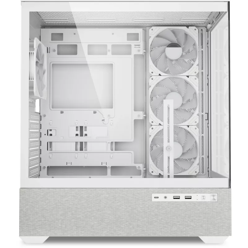Sharkoon AK7 ARGB ATX kompiuterio korpusas baltas