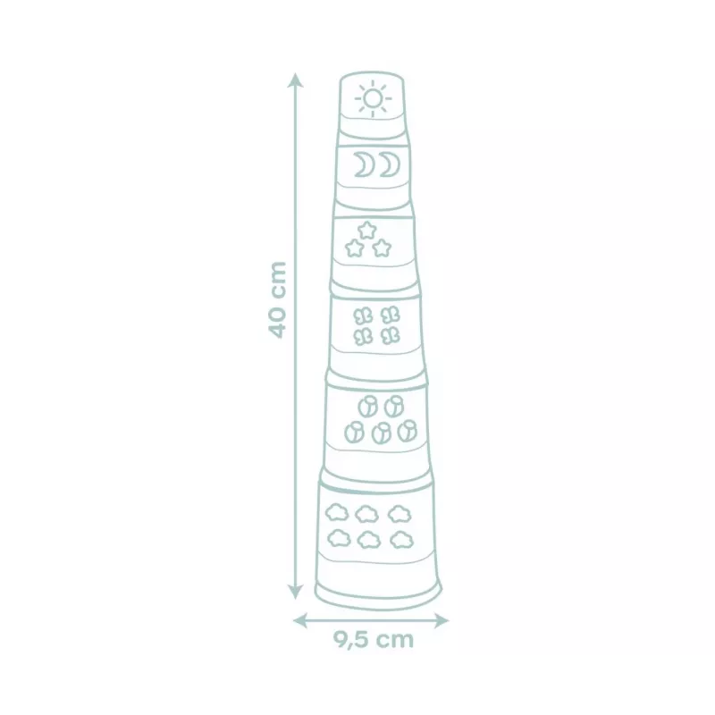 Žaidimų namelis SMOBY Magic Tower 7600140321 su čiuožykla ir laipiojimo sienele