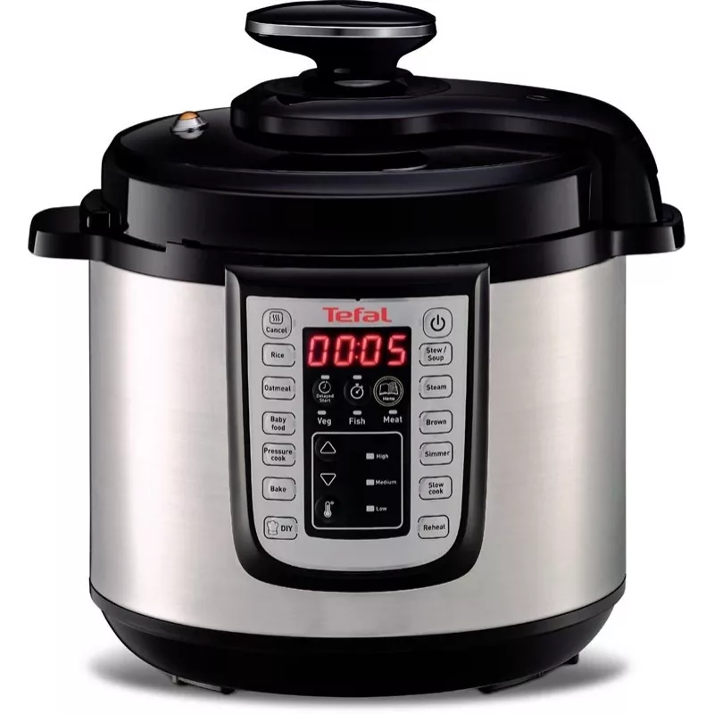 Tefal CY505EE0 multicooker 3,8 l juoda, sidabrinė