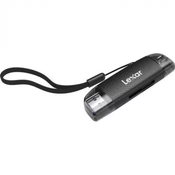 Kortelių skaitytuvas Lexar LRW310X-BNBNG USB 2.0 Type-A/Type-C Juodas