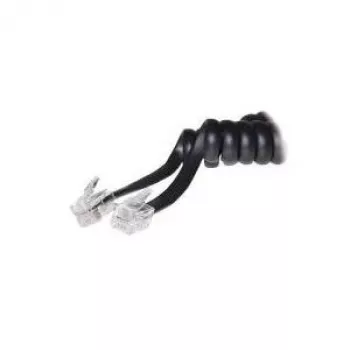 S/CONN 4m RJ10 juodas permatomas TC 70135 68002 ShiverPeaks