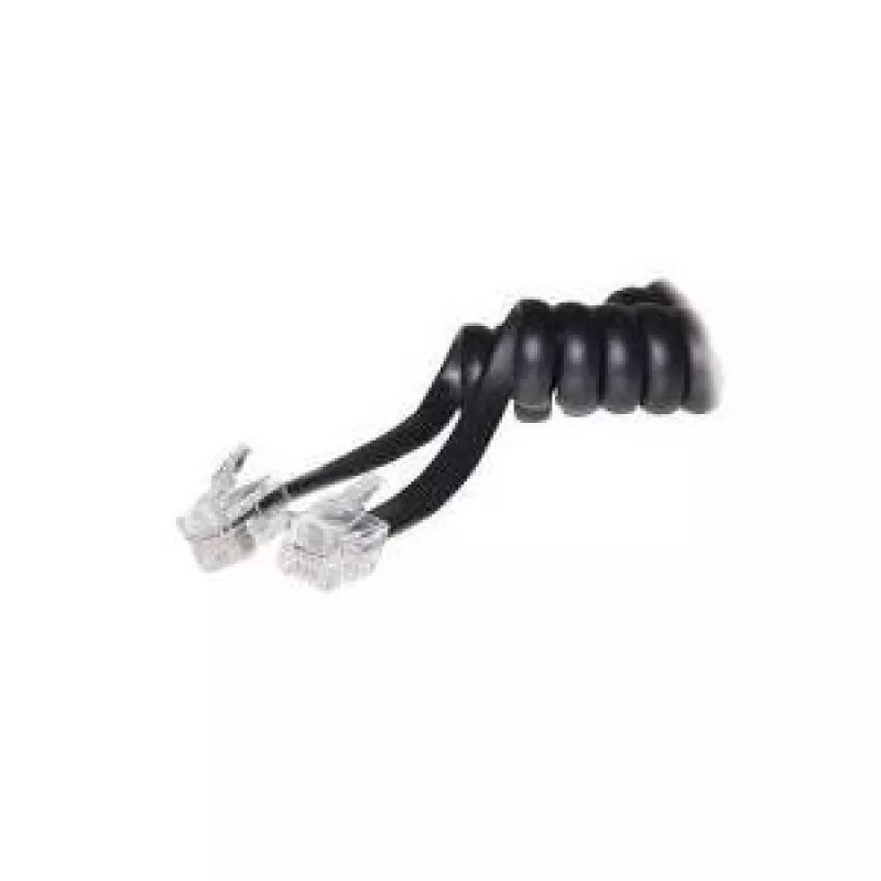 S/CONN 4m RJ10 juodas permatomas TC 70135 68002 ShiverPeaks